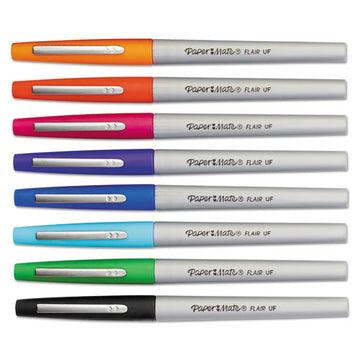 Paper Mate® Flair Felt Tip Porous Point Pen, Stick, Extra-fine 0.4 Mm, Assorted Ink And Barrel Colors, 8-pack freeshipping - TVN Wholesale
